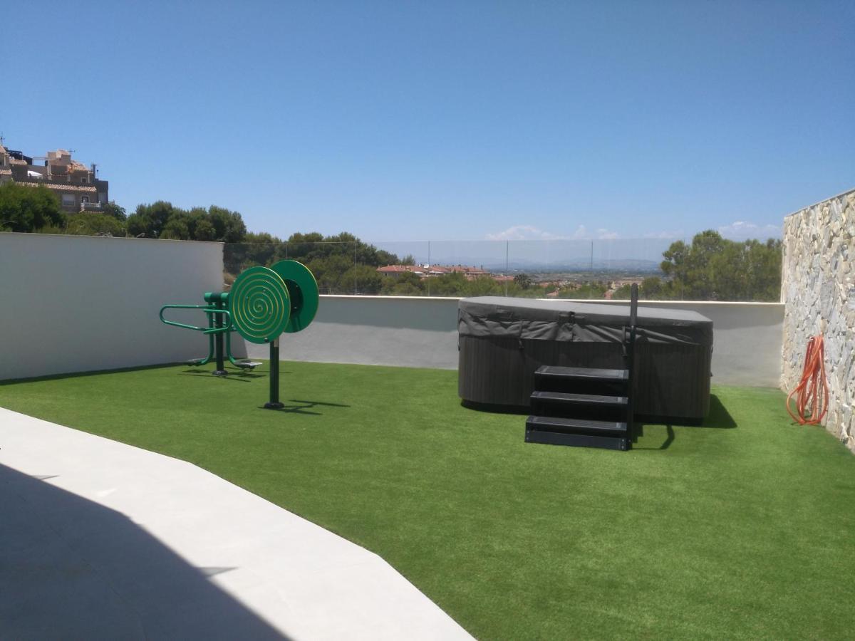 Beautiful New Style Apartment In Gran Alacant In Front Of Sea With Solarium And Jacuzzi Exteriör bild