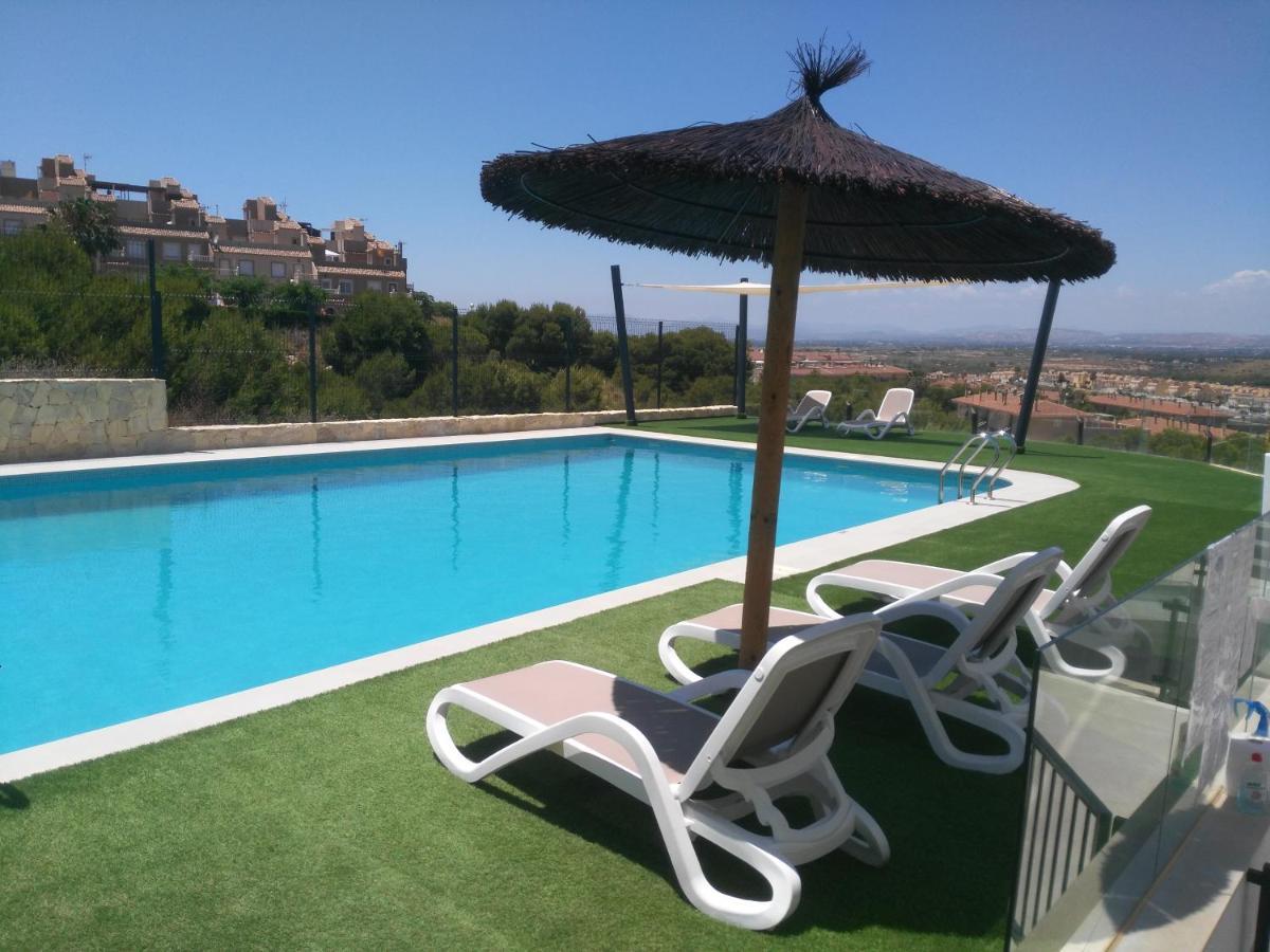 Beautiful New Style Apartment In Gran Alacant In Front Of Sea With Solarium And Jacuzzi Exteriör bild